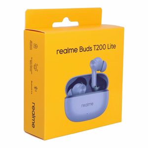 Juhtmevabad kõrvaklapid Realme Buds T200 Lite lilla