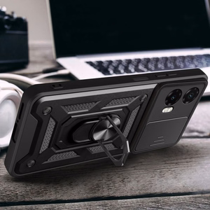 Tech-Protect CamShield Pro Ümbris jaoks Motorola Moto G35 5G - must