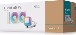 DeepCool LE240 WH V2 protsessori vedelikjahuti All-in-one 12 cm valge 1 tk