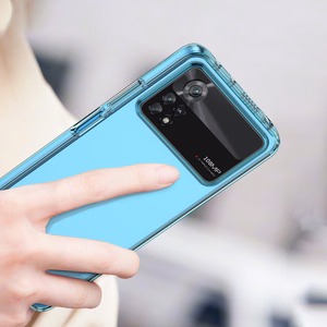 Outer Space Case for Xiaomi Poco X4 Pro 5G ümbris paindliku raamiga sinine