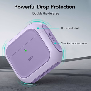 ESR Orbit Halolock MagSafe ümbris jaoks Apple AirPods 4 - lilla