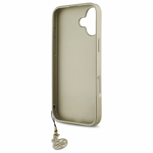 Guess 4G Charms Collection ümbris jaoks iPhone 16 - brown