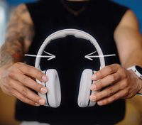 Skullcandy Crusher 540 Active Over-Ear Headphones, hall Concrete