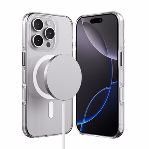 Crong Clear MAG Pro MagSafe ümbris seadmele iPhone 16 Pro, läbipaistev