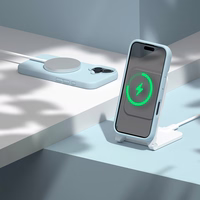 Etteri Silikoon Mag ümbris for iPhone 16e / 17e helesinine