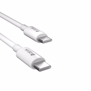 Devia wall charger Extreme PD GaN 65W 2x USB-C 1x USB white + cable USB-C - USB-C laptop charger