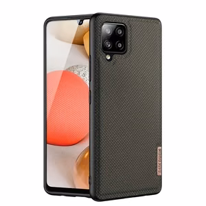 Dux Ducis Fino nailonist kattega ümbris Samsung Galaxy A42 5G roheline