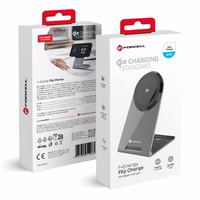 Juhtmevaba laadija Forcell F-Energy Flip Charge USB C Qi2 15W compatible with MagSafe hõbedane 0INT