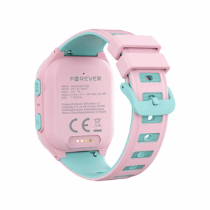 Смарт-часы Forever GPS WiFi 4G детские Boost KW-530 розовый