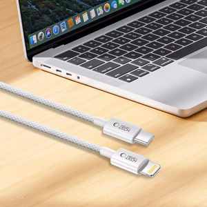 Tech-Protect UltraBoost USB-C / Lightning PD27W/3A kaabel 200 cm - hall