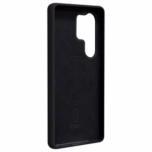 Etteri Silikoon Mag ümbris for Samsung Galaxy S25 Ultra must