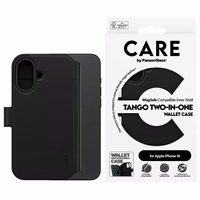 CARE by PanzerGlass Feature Tango 2in1 Wallet MagSafe Ümbris jaoks iPhone 16 - Must