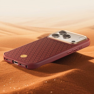 Punane Benks Magnetic Armor Pro Armor Grid 600D kevlari ja metallraamiga ümbris (C.K.FL.AP.RD.B072) mudelitele iPhone 18 Pro / iPhone 17 Pro Camera Controli nupuga