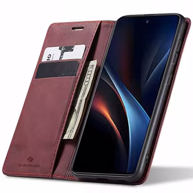 Spacecase Ümbris Wallet Galaxy S25+ punane