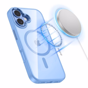 Tech-Protect MagMat MagSafe Ümbris jaoks iPhone 17 - Läbipaistev sinine