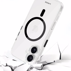 Liavec Glossy Magsafe Clear Ümbris do Iphone 16 must