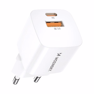 Wozinsky CMWCW 20W USB-C / USB-A Wall Laadija - valge