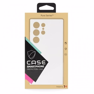 Telefoni ümbris TM Pure Silicone sobib Samsung S918 S23 Ultra / valge / (Blister)