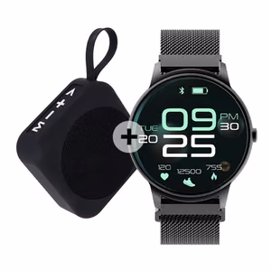 Forever Смарт-часы ForeVive 2 SB-330 чёрные с Bluetooth колонкой 3W