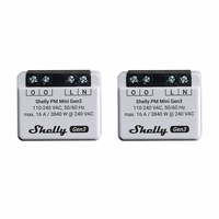 Shelly PM Mini Gen3 Komplekt of 2 Controllers, WiFi/Bluetooth