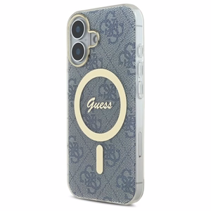 Guess IML 4G MagSafe iPhone 16 Ümbris - sinine