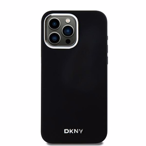 DKNY DKHMP15XSMCHLK iPhone 15 Pro Max6.7" must ümbris Liquid Silicone Small Metal Logo MagSafe