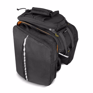 Wozinsky large bike rack bag 35l + rain cover black (WBB19BK)