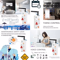 TUYA nutikas kaitselüliti, 1P, Wi-Fi, RS485, 63A