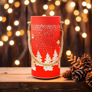Christmas klaas Lantern FCL-10 punane-kuldne L Forever Light