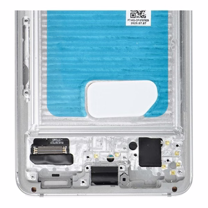 LCD Display jaoks SAMSUNG S21 5G valge SOFT OLED with frame