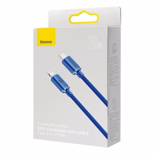 USB kaabel Baseus Crystal Shine mBlue Type-C / Lightning 200cm (kuni 20W)