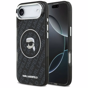 Karl Lagerfeld IML Karl Head Logo MagSafe ümbris mudelile iPhone 17 Air, must