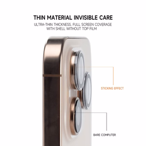 Tel Protect 3D Lens veinipunased karastatud kaitseklaasid Apple iPhone 18 Pro / 18 Pro Max kaameraläätsedele (3 tk)