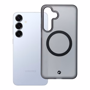 Ümbris jaoks Samsung S25 PLUS Forcell F-Protect Levels Dual Layer 4D technology compatible with Magsafe Military Drop-Test smoky must