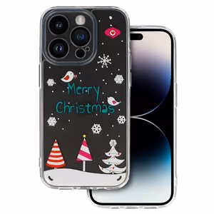 TEL PROTECT Christmas Ümbris jaoks Samsung S23 Design 4 Clear