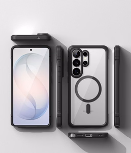 Ringke Fusion Bold Magnetic MagSafe Ümbris for Samsung Galaxy S26 Ultra - Clear must