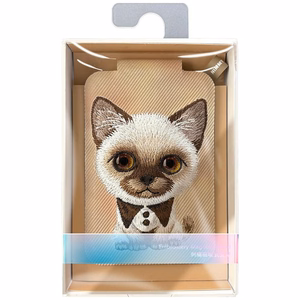 Nimmy New Big-Eye Cute Pets 2.0 Cat MagSafe magnetiline telefoni kaarditasku koos toega – pruun