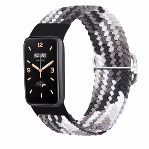 Punutud rihm Mi Band 7 Pro/ M7 Pro (13) must ja valge