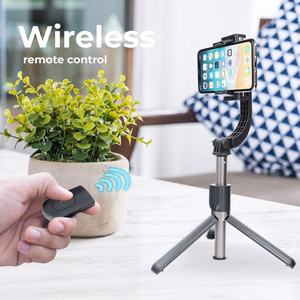Selfie stick with Juhtmevaba remote control tripod with stabilizer GIMBAL SSTR-L08 must