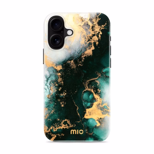 MIO Green Marble Magsafe ümbris iPhone 16 Plus
