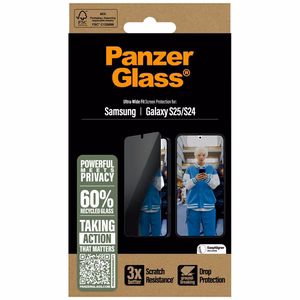 PanzerGlass Ultra-Wide Fit Privaatsus Glass jaoks Samsung Galaxy S25