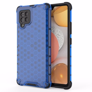 Honeycomb Case soomuskaitse TPU kaitsekattega Samsung Galaxy A42 5G sinine