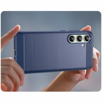 Carbon Ümbris jaoks Samsung Galaxy S24 FE - sinine