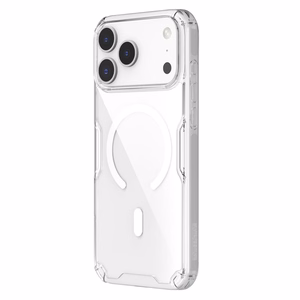 Nillkin Nature TPU Pro Magnetic Ümbris Compatible with MagSafe jaoks iPhone 17 Pro Max - Läbipaistev