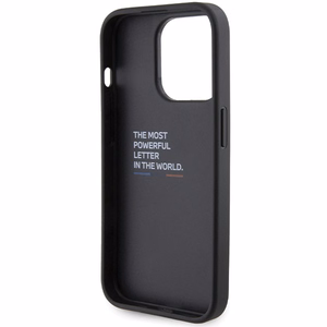 BMW Grip Hot Stamp ümbris jaoks iPhone 15 Pro - must