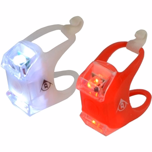 Dunlop silikoonist LED-jalgrattatulede komplekt, esi- ja tagatuli