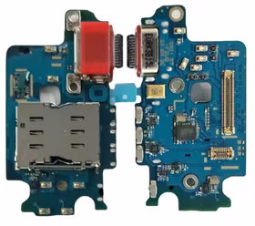 Flex Samsung S921 S24 jaoks plugin, microphone, SIM reader original (service pack)