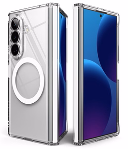 Ringke Fusion Flap Magnetic MagSafe ümbris mudelile Samsung Galaxy Z Fold 8 Ultra – läbipaistev
