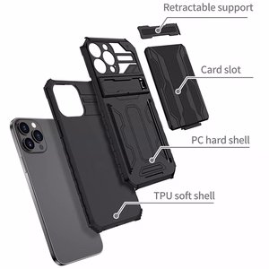 Tel Protect Combo Ümbris jaoks Xiaomi Redmi Note 11 5G/Note 11S 5G/Poco M4 Pro 5G Must