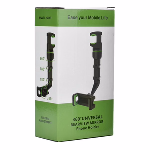 Adjustable car rearview mirror hoidja jaoks smartphone